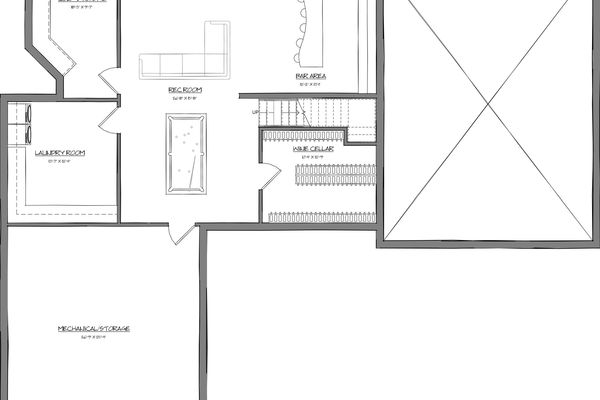 Polished-Vale-Canmore-Alberta-Canadian-Timberframes-Design-Exploded-Timber-Basement-Floor-Plan
